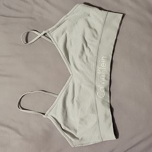 Grey Calvin Klein Lounge Bra